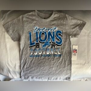 Boys' Detroit Lions Short Sleeve Oversized Graphic T-Shirt